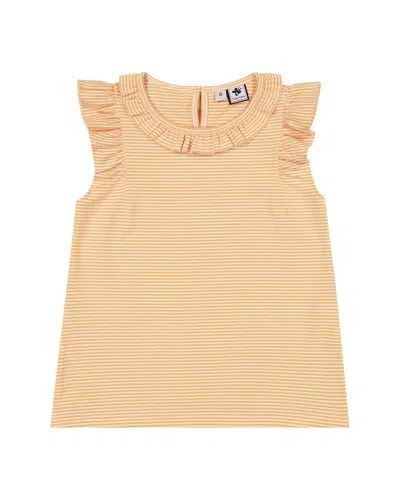 Busy Bees Kids' Colette Ruffle Top In Nude