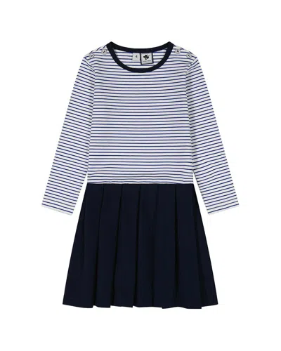 Busy Bees Kids' Francesca Drop Waist Dress In Multi