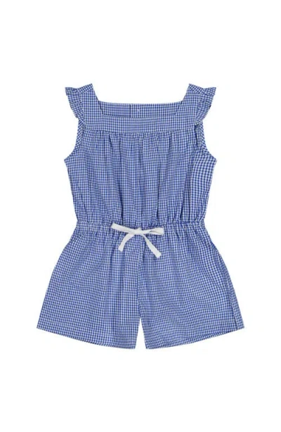 Busy Bees Kids'  Gwyneth Romper Mini Blue Check