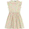 Busy Bees Juniper Button Front Dress In Rose Garden