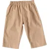 Busy Bees Babies'  Luke Pull-on Pant In Khaki Corduroy