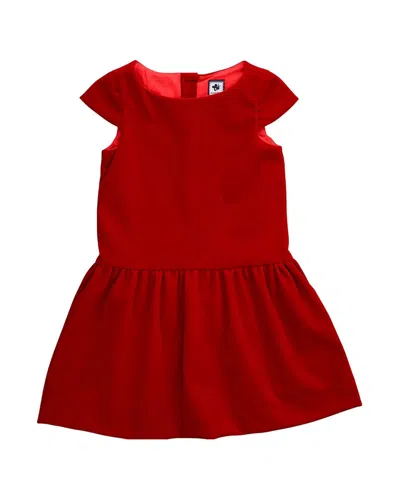 Busy Bees Party Dress In Red