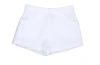 Busy Bees Kids'  Phoebe Pocket Shorts In White Eyelet