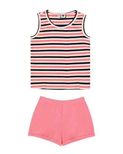 Busy Bees Kids' Remy 2pc Tank & Bloomer Set In Multi