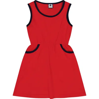 Busy Bees Kids'  Ruby Pocket Dress Red