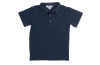 Busy Bees Babies'  Short Sleeve Polo In Navy Knit