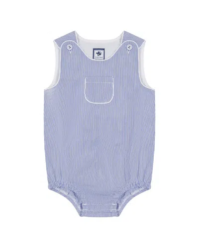 Busy Bees Kids' Windsor Baby Bubble Romper In Blue