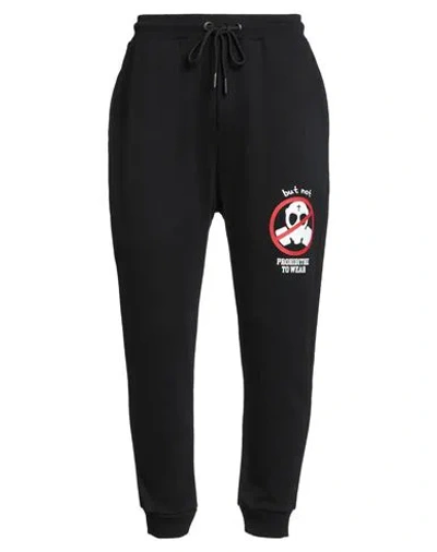 But Not Man Pants Black Size Xl Cotton, Elastane