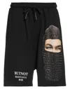 But Not Man Shorts & Bermuda Shorts Black Size Xs Paper In Black
