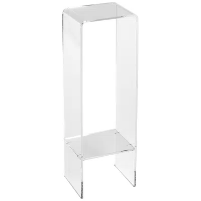 Butler Crystal Clear 35" High Modern Acrylic Display Or Plant Stand
