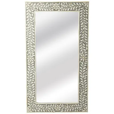 Butler Laviano Gray Bone Inlay 20 1/2" X 36 1/2" Mirror
