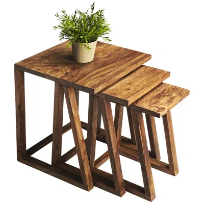 Butler Loft Sheesham Wood Nesting Tables