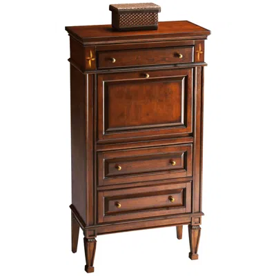 Butler Madison 52" High Cherry Finish Secretary Cabinet