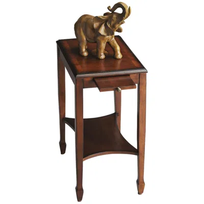Butler Masterpiece 12" Wide Olive Ash Burl Traditional Side Table