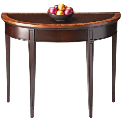 Butler Masterpiece Cherry Demilune Console Table