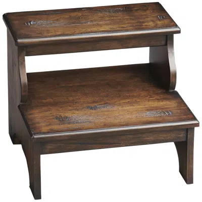 Butler Masterpiece Cherry Veneered Step Stool
