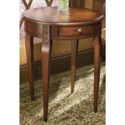 Butler Plantation Cherry 24" High Side Table In Brown
