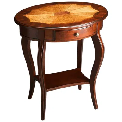 Butler Plantation Cherry 26" High Oval Accent Table