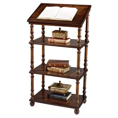 Butler Plantation Cherry Collection Library Stand In Brown