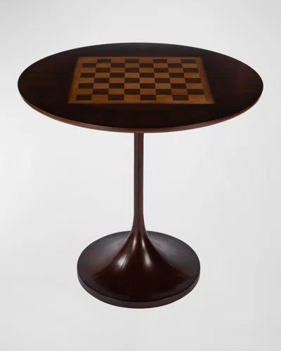 Butler Specialty Co Francis Round Game Table In Brown