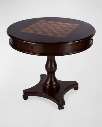 Butler Specialty Co Fredrik Round Game Table In Cherry