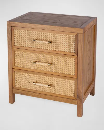 Butler Specialty Co Mesa 3-drawer Nightstand In Brown