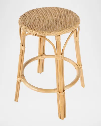 Butler Specialty Co Tobias 24" Rattan Counter Stool, Natural In Brown