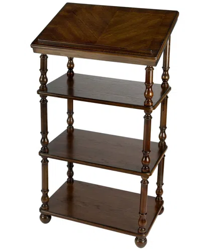 Butler Specialty Company Alden 4-tier Library Stand In Brown