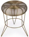 Butler Specialty Company Allen Decorative Wire Accent Table In Gold