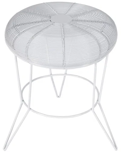 Butler Specialty Company Allen Decorative Wire Accent Table In White