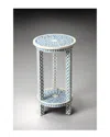 Butler Specialty Company Amanda Blue Bone Inlay Accent Table