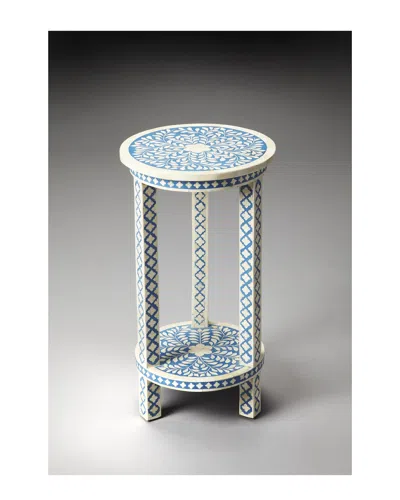 Butler Specialty Company Amanda Blue Bone Inlay Accent Table