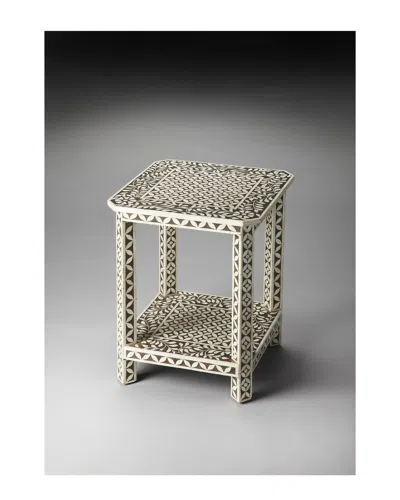 Butler Specialty Company Amelia Brown Bone Inlay Side Table