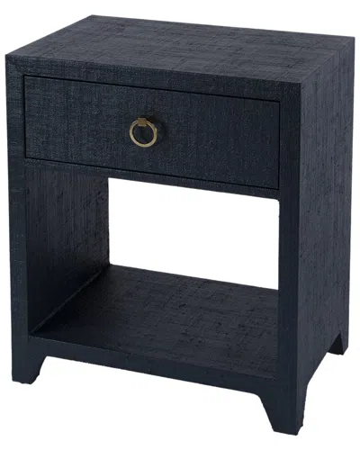 Butler Specialty Company Bar Harbor Raffia Nightstand In Blue