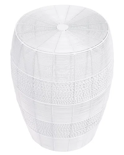 Butler Specialty Company Bellarose Metal Accent Table In White