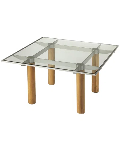 Butler Specialty Company Butler Specialty Cirrus Glass & Metal Coffee Table In Transparent