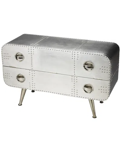 Butler Specialty Company Butler Specialty Industrial Chic Console Chest In Gray