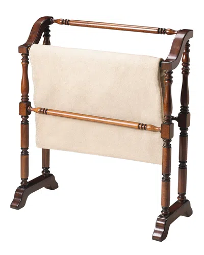 Butler Specialty Company Butler Specialty Lillian Plantation Cherry Blanket Rack In Brown