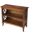 BUTLER SPECIALTY COMPANY BUTLER SPECIALTY NEWPORT OLIVE ASH BURL LOW BOOKCASE