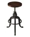 Butler Specialty Company Butler Specialty Revolving Bar Stool In Brown