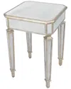 Butler Specialty Company Celeste Mirrored Accent Table In Silver