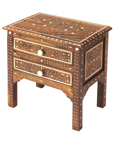 Butler Specialty Company Chevrier Wood & Bone Inlay Accent Chest