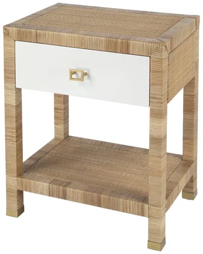 Butler Specialty Company Corfu Natural Raffia Nightstand In Multi