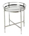 Butler Specialty Company Crosby Metal & Mirror End Table
