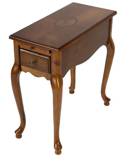 Butler Specialty Company Croydon One Drawer With Pullout Side Table In Brown
