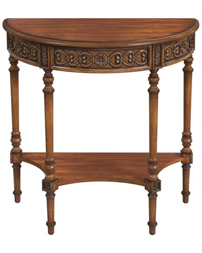 Butler Specialty Company Danelle Demilune Console Table In Brown