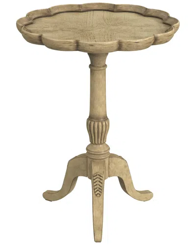 Butler Specialty Company Dansby Pedestal Accent Table In Beige