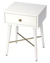 Butler Specialty Company Delridge & End Table In White