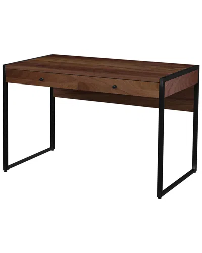 Butler Specialty Company Drake 2-drawer Walnut Writing Desk In Brown