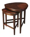 Butler Specialty Company Finnegan Antique Cherry Nesting Tables